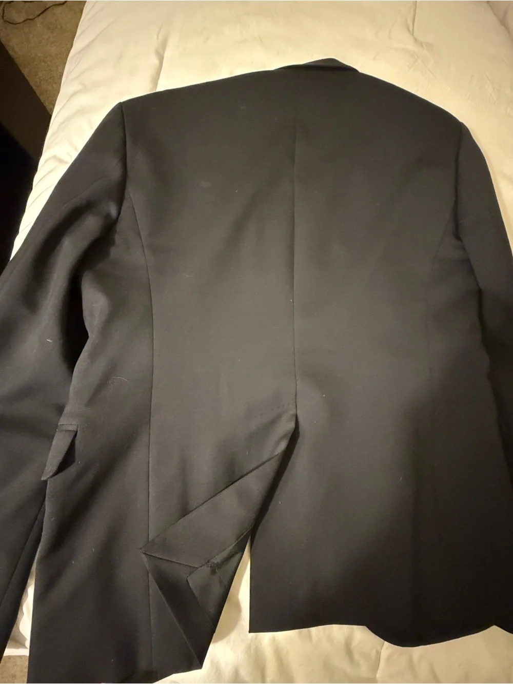 DSQUARED2 Black Men's Blazer with Silver Zip Accent